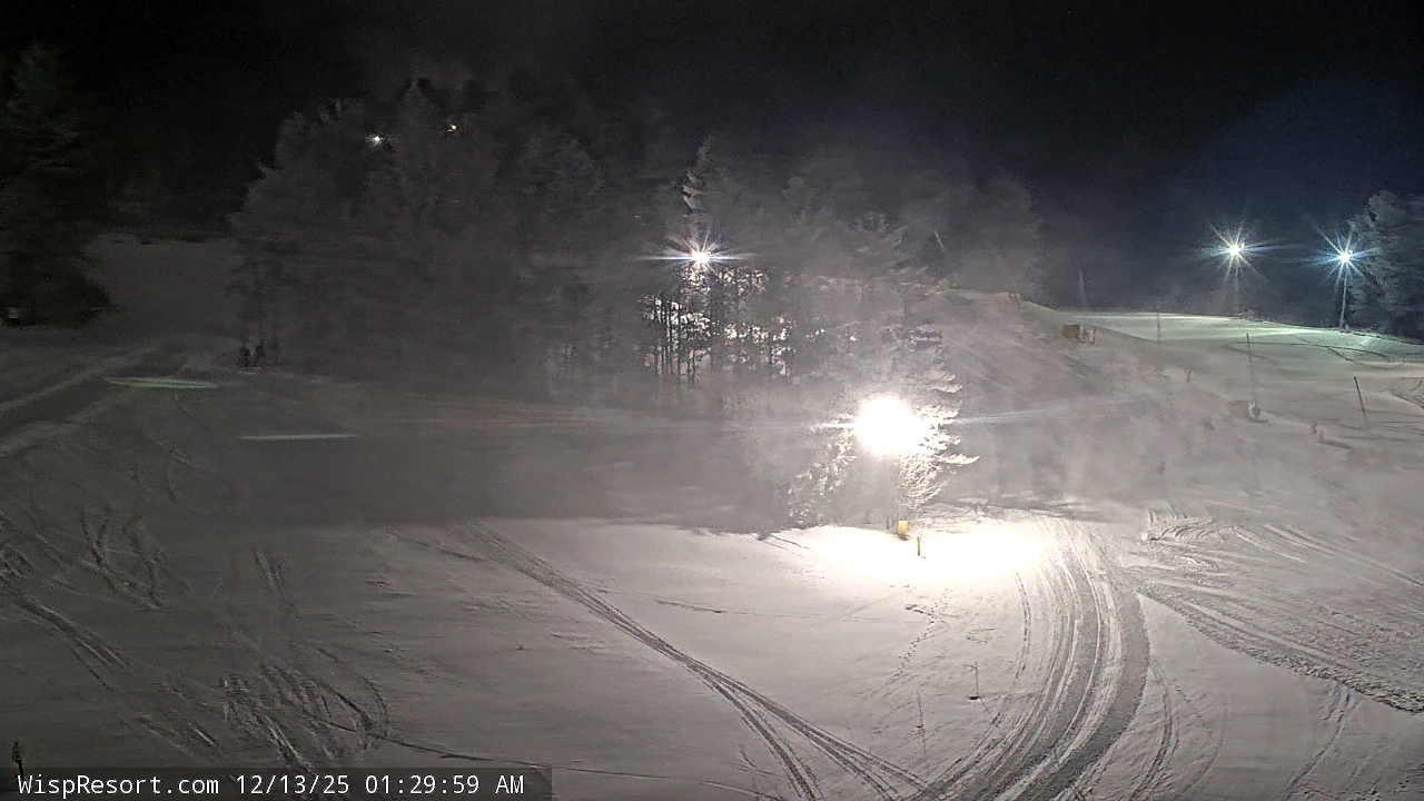 Thumbnail for current weather camera view from Wisp Ski Resort in McHenry, Maryland