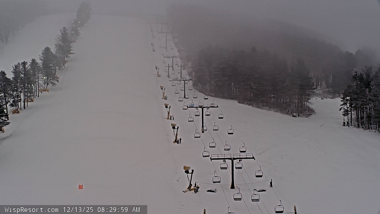 Thumbnail for current weather camera view from Wisp Ski Resort in McHenry, Maryland