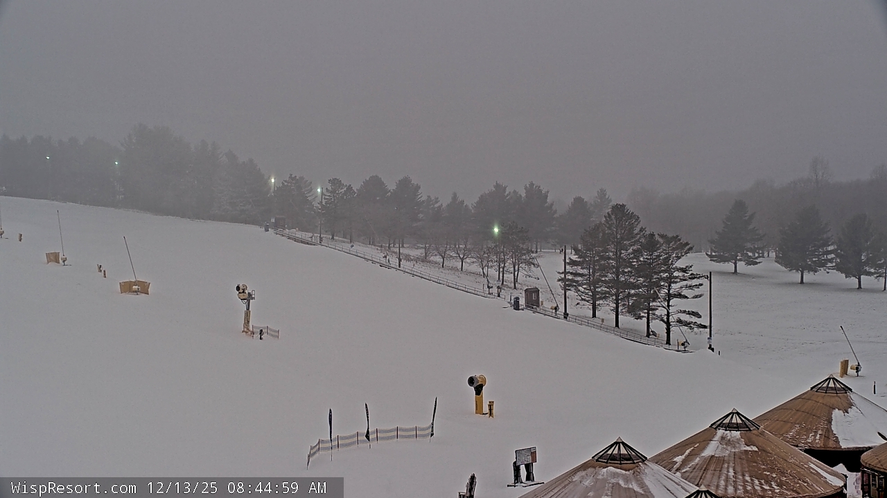 Thumbnail for current weather camera view from Wisp Ski Resort in McHenry, Maryland