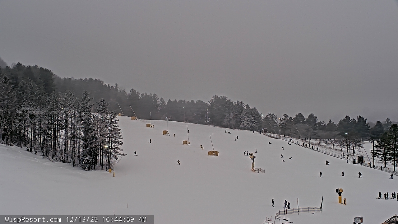 Thumbnail for current weather camera view from Wisp Ski Resort in McHenry, Maryland