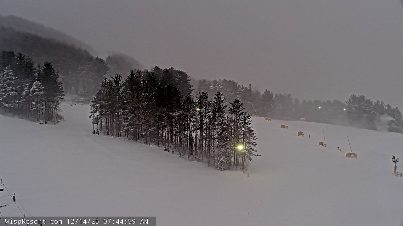 Thumbnail for current weather camera view from Wisp Ski Resort in McHenry, Maryland