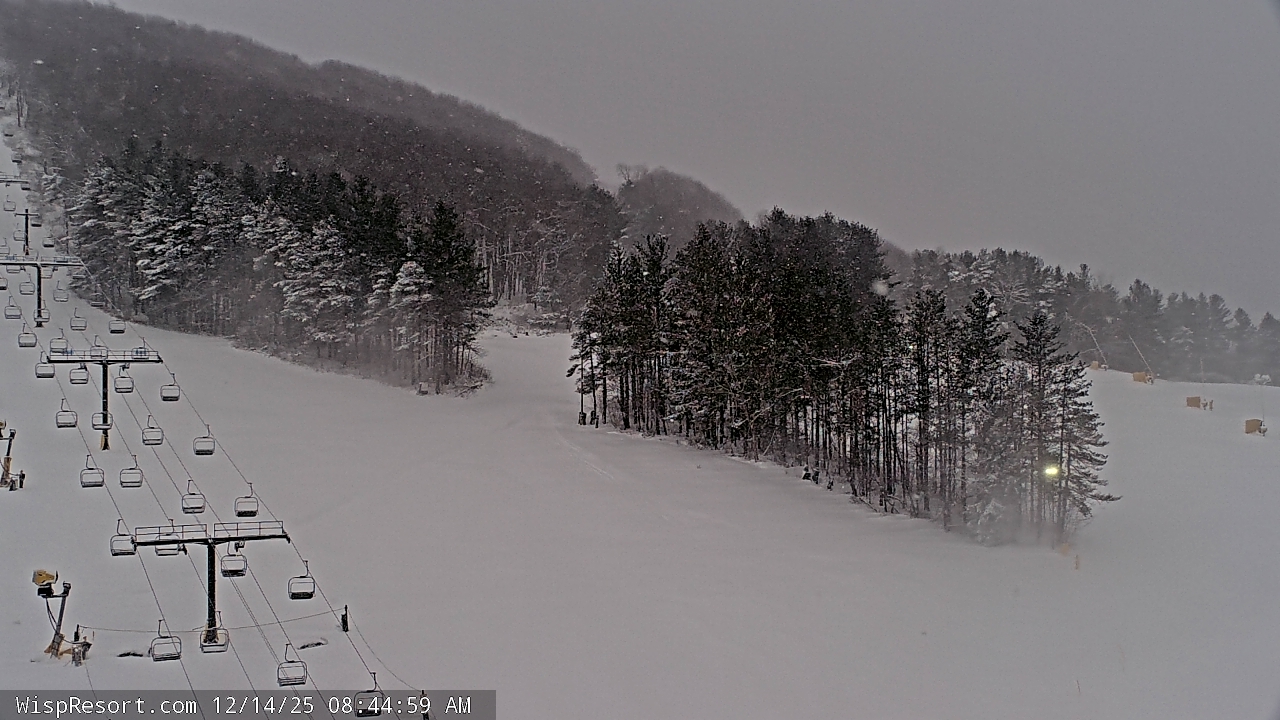 Thumbnail for current weather camera view from Wisp Ski Resort in McHenry, Maryland