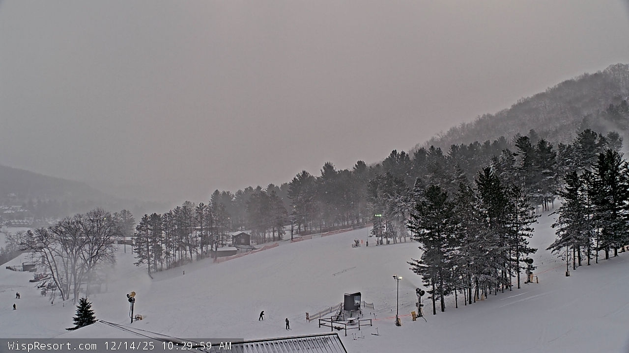 Thumbnail for current weather camera view from Wisp Ski Resort in McHenry, Maryland