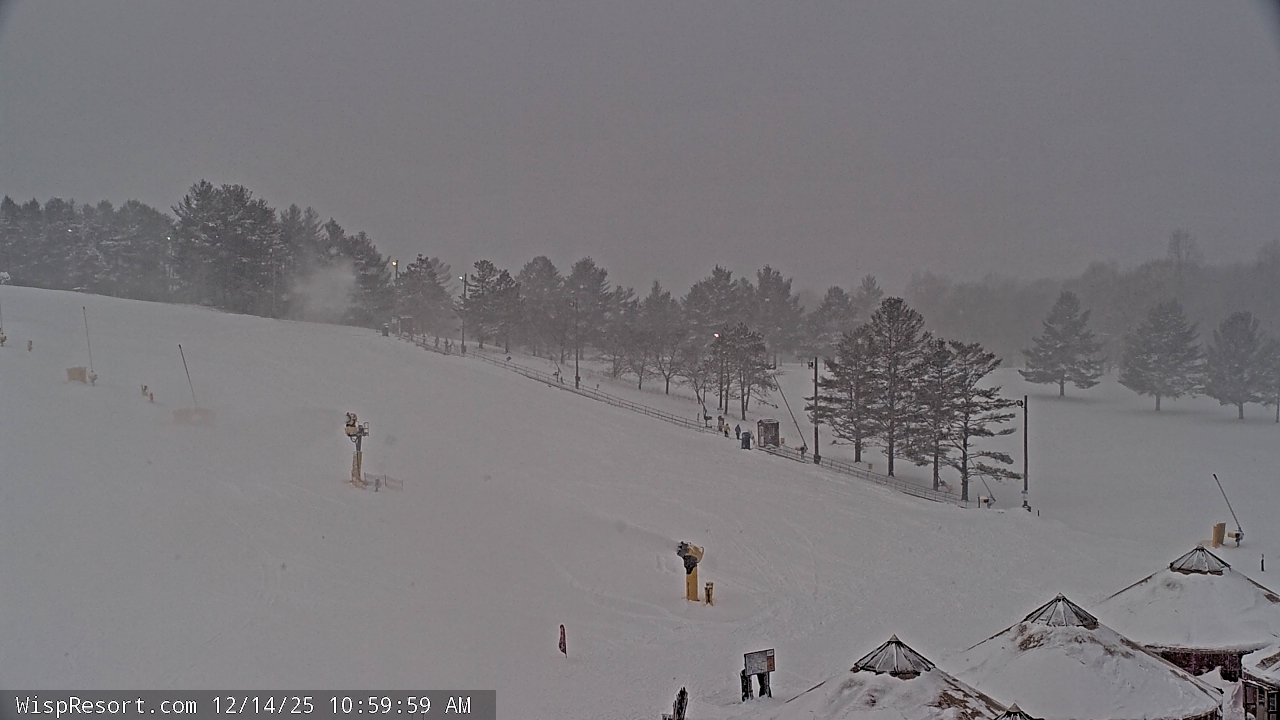 Thumbnail for current weather camera view from Wisp Ski Resort in McHenry, Maryland