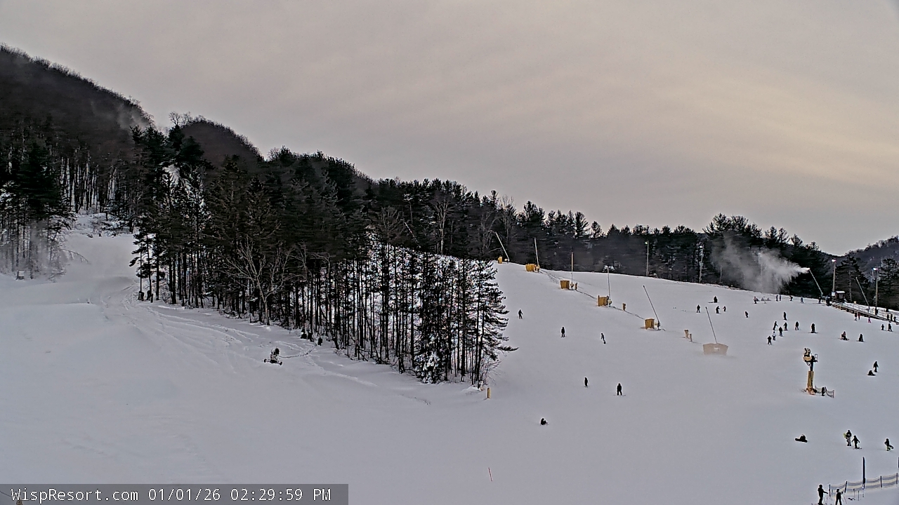 Thumbnail for current weather camera view from Wisp Ski Resort in McHenry, Maryland