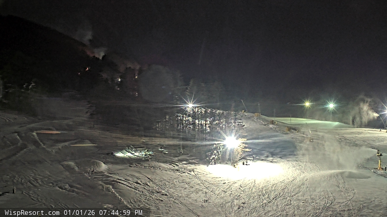 Thumbnail for current weather camera view from Wisp Ski Resort in McHenry, Maryland