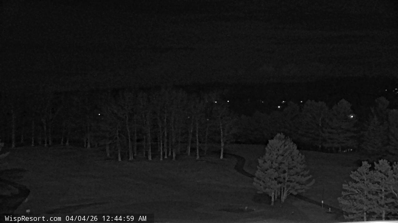Thumbnail for current weather camera view from Wisp Ski Resort in McHenry, Maryland