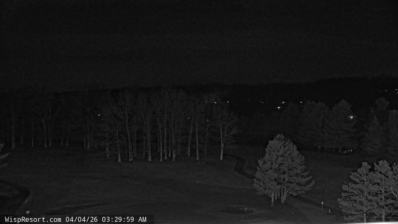 Thumbnail for current weather camera view from Wisp Ski Resort in McHenry, Maryland