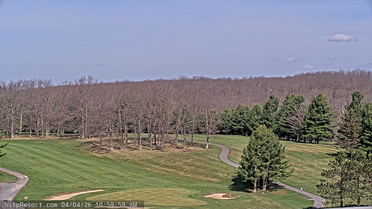 Thumbnail for current weather camera view from Wisp Ski Resort in McHenry, Maryland