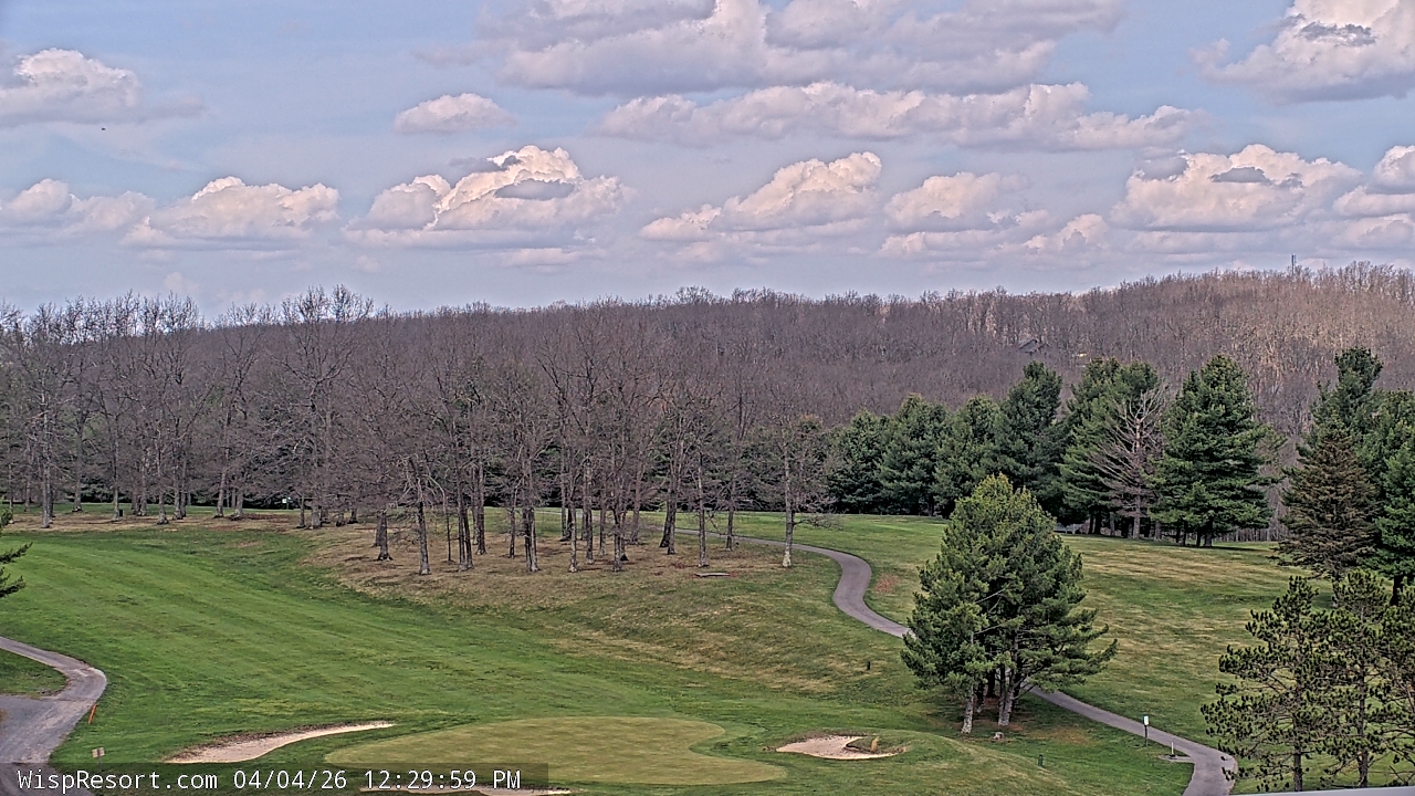 Thumbnail for current weather camera view from Wisp Ski Resort in McHenry, Maryland