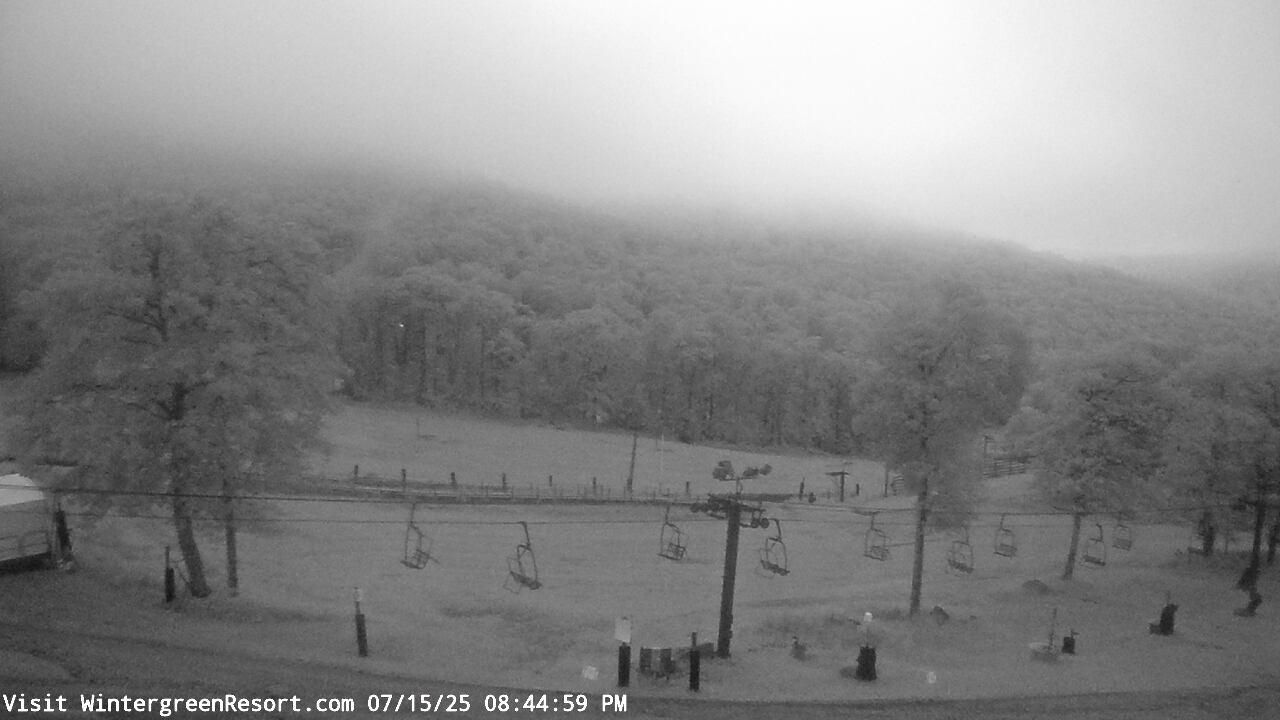 Thumbnail for current weather camera view from Wintergreen Mtn. at 3600 ft. elev. in Roseland, Virginia