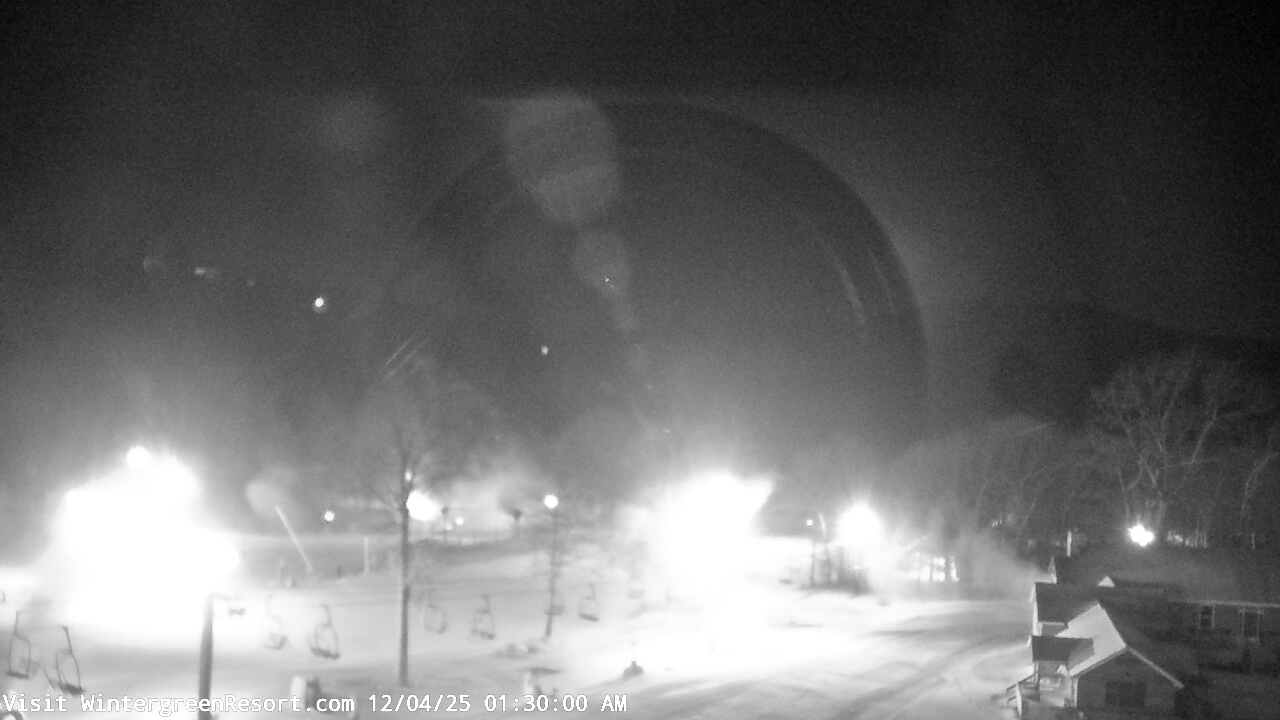 Thumbnail for current weather camera view from Wintergreen Mtn. at 3600 ft. elev. in Roseland, Virginia