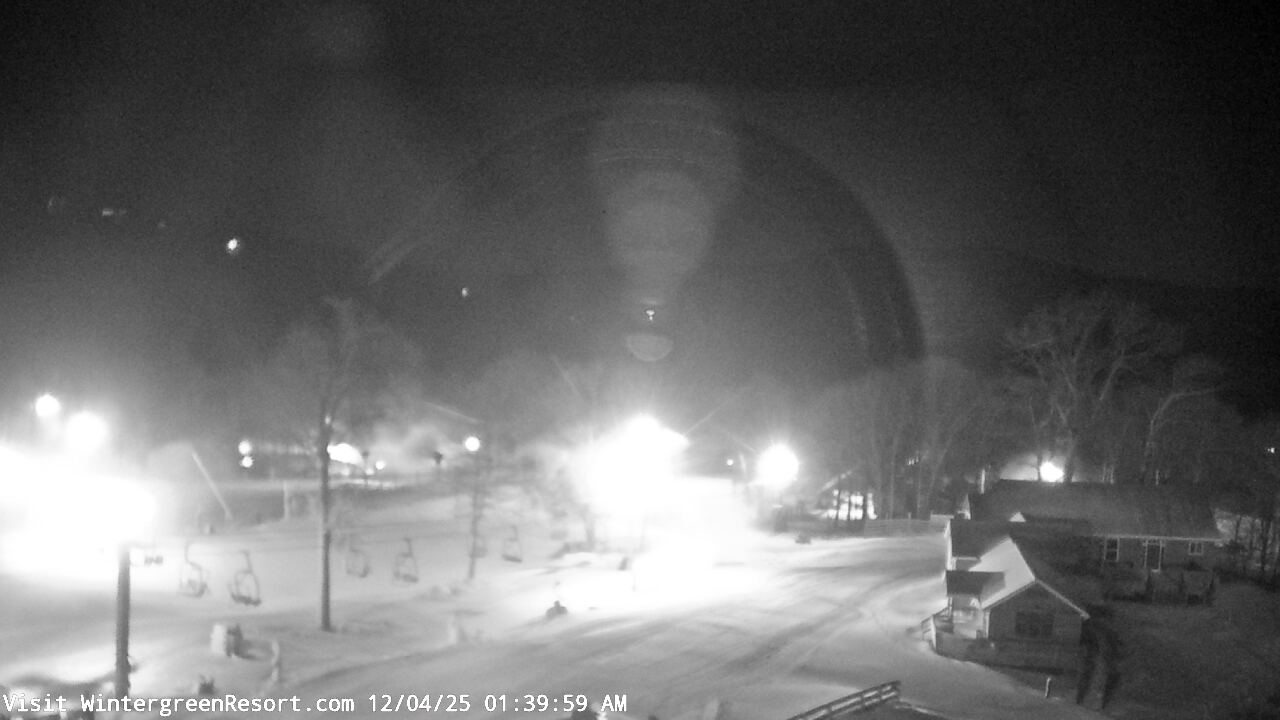 Thumbnail for current weather camera view from Wintergreen Mtn. at 3600 ft. elev. in Roseland, Virginia