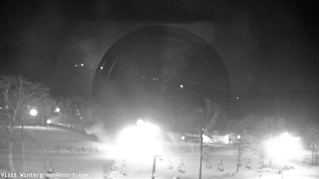 Thumbnail for current weather camera view from Wintergreen Mtn. at 3600 ft. elev. in Roseland, Virginia