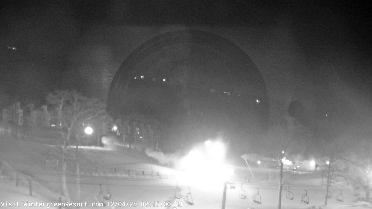 Thumbnail for current weather camera view from Wintergreen Mtn. at 3600 ft. elev. in Roseland, Virginia