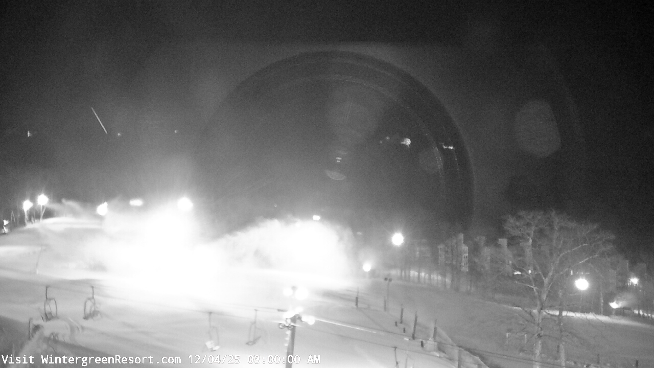 Thumbnail for current weather camera view from Wintergreen Mtn. at 3600 ft. elev. in Roseland, Virginia