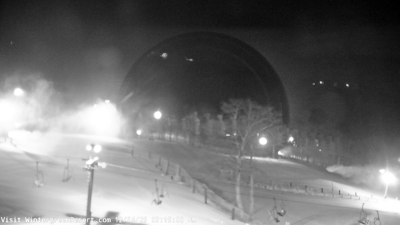 Thumbnail for current weather camera view from Wintergreen Mtn. at 3600 ft. elev. in Roseland, Virginia