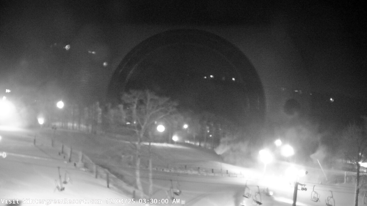 Thumbnail for current weather camera view from Wintergreen Mtn. at 3600 ft. elev. in Roseland, Virginia