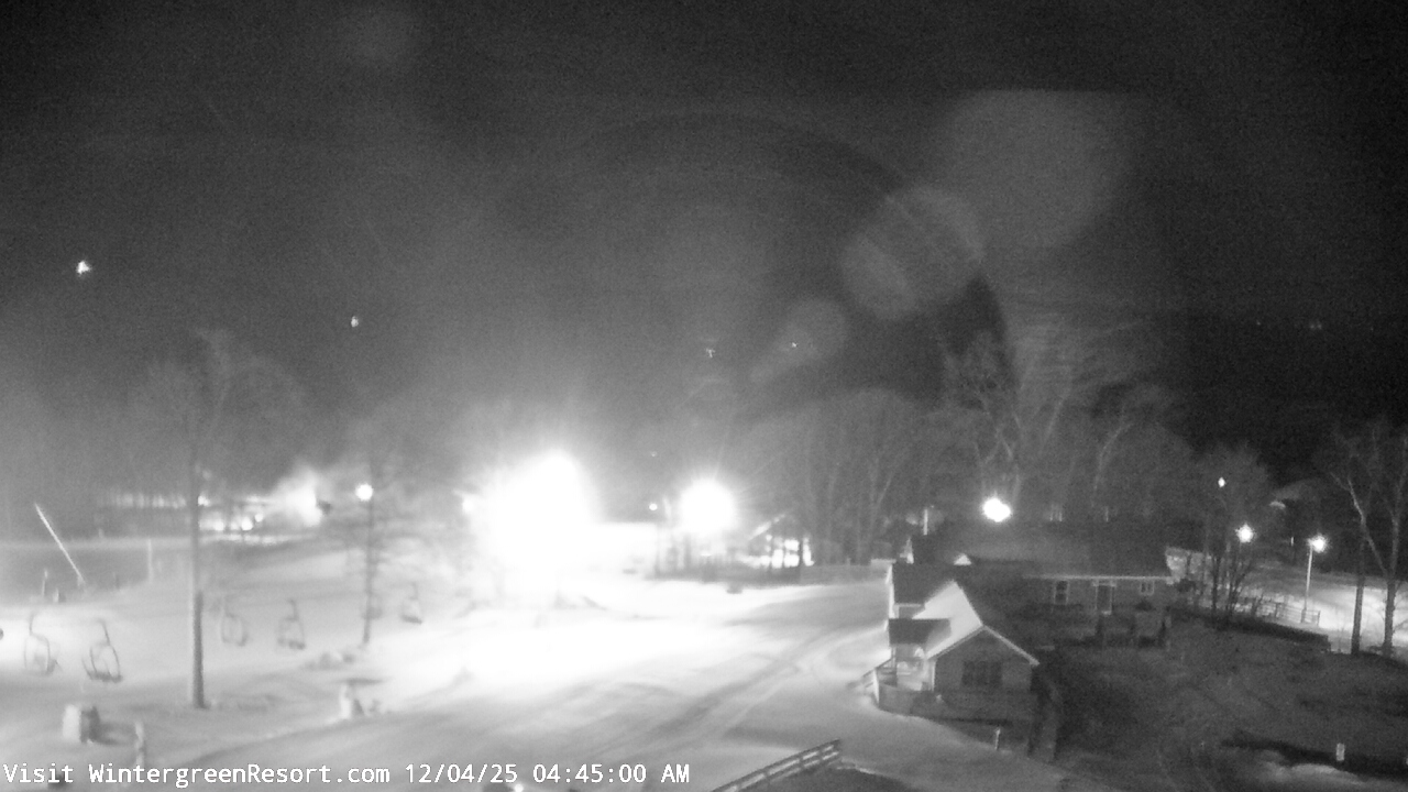 Thumbnail for current weather camera view from Wintergreen Mtn. at 3600 ft. elev. in Roseland, Virginia