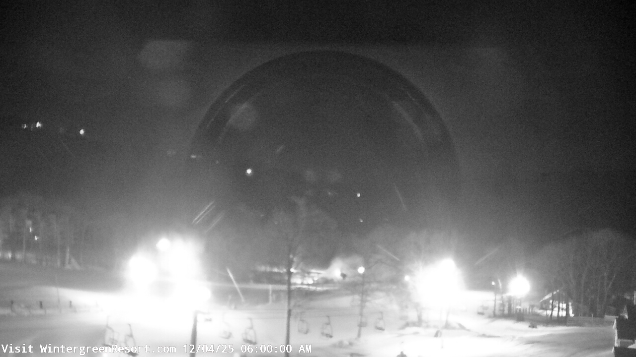 Thumbnail for current weather camera view from Wintergreen Mtn. at 3600 ft. elev. in Roseland, Virginia