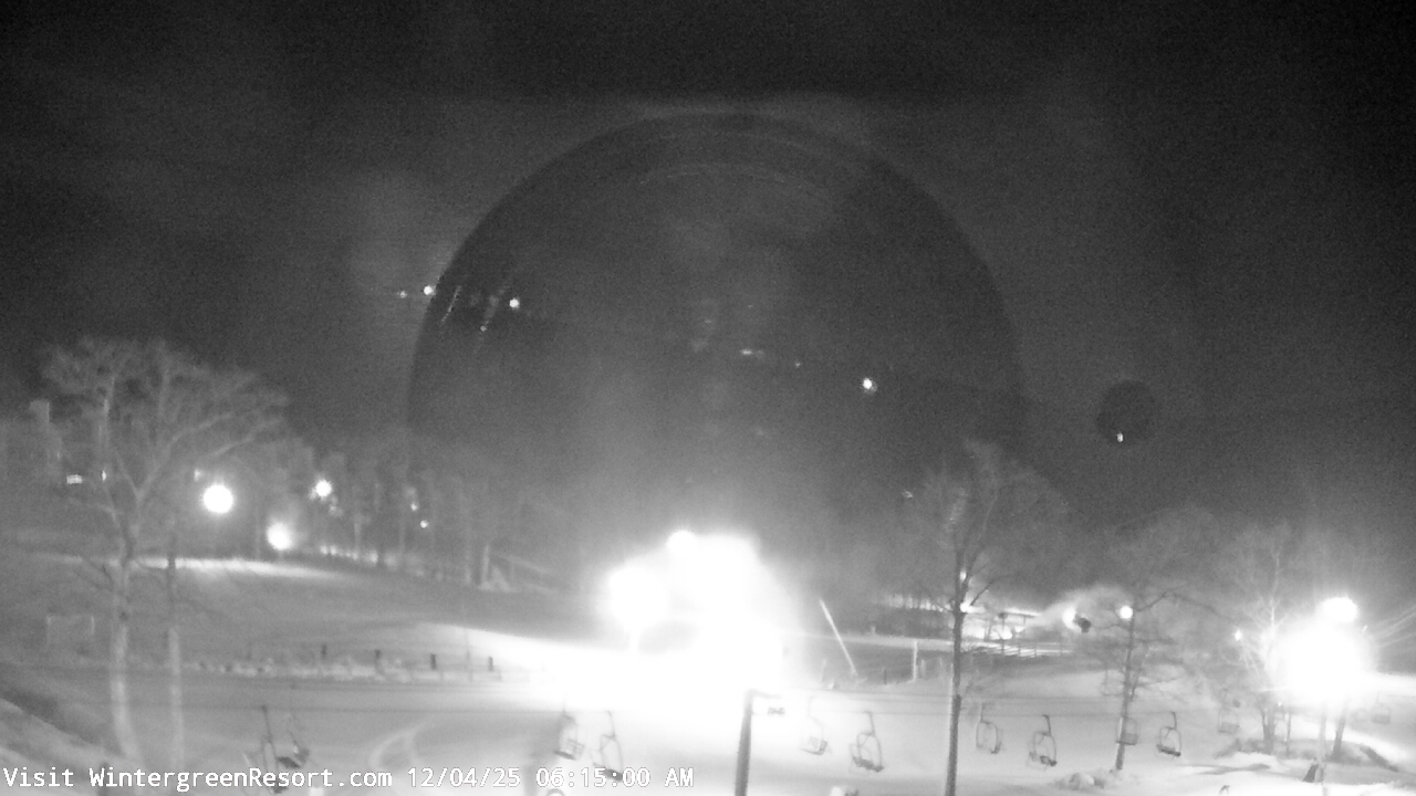 Thumbnail for current weather camera view from Wintergreen Mtn. at 3600 ft. elev. in Roseland, Virginia