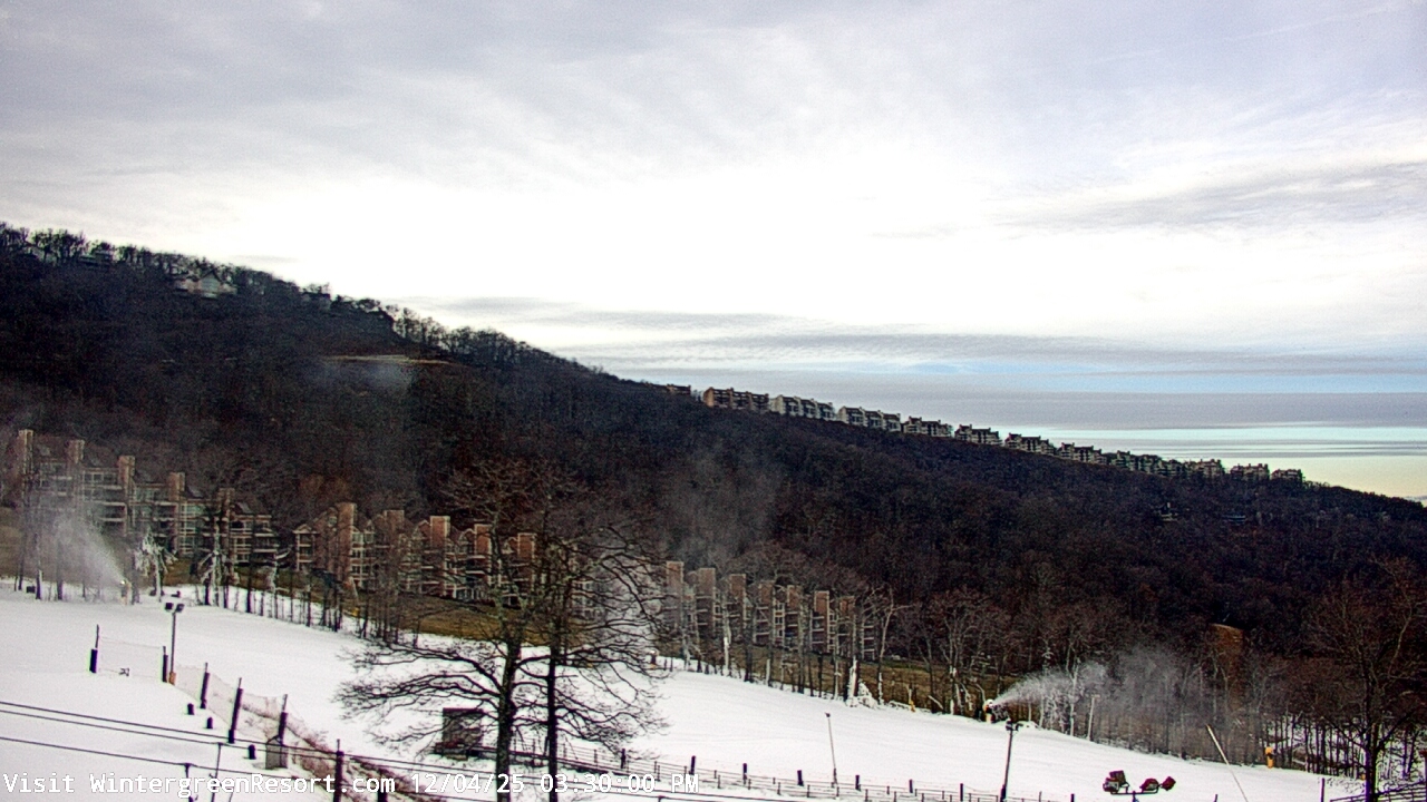 Thumbnail for current weather camera view from Wintergreen Mtn. at 3600 ft. elev. in Roseland, Virginia