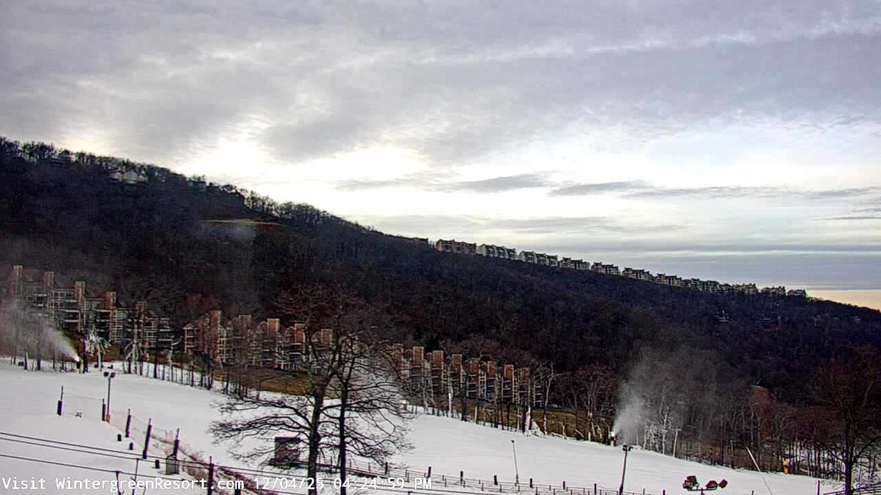 Thumbnail for current weather camera view from Wintergreen Mtn. at 3600 ft. elev. in Roseland, Virginia