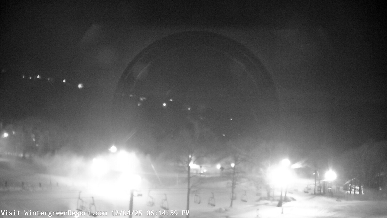 Thumbnail for current weather camera view from Wintergreen Mtn. at 3600 ft. elev. in Roseland, Virginia