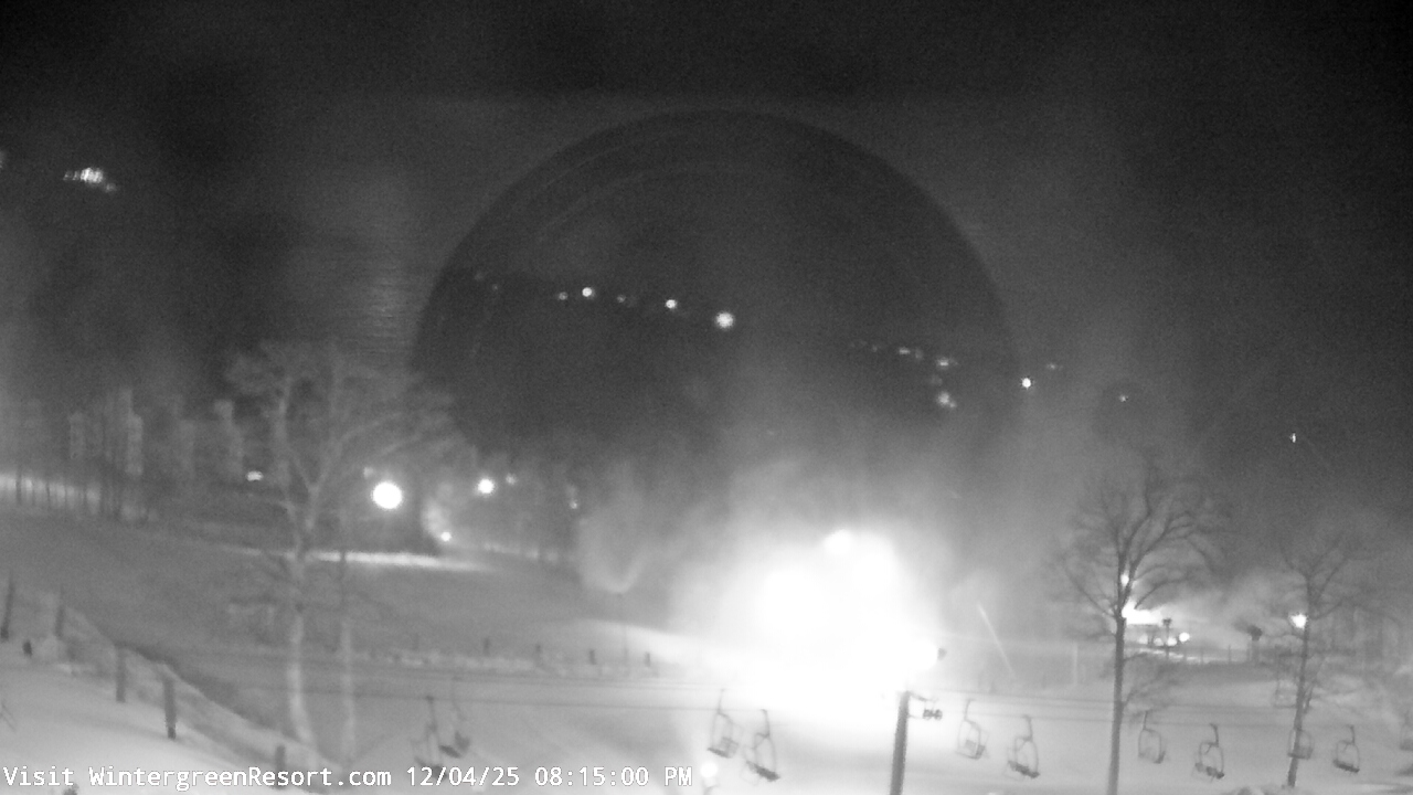 Thumbnail for current weather camera view from Wintergreen Mtn. at 3600 ft. elev. in Roseland, Virginia