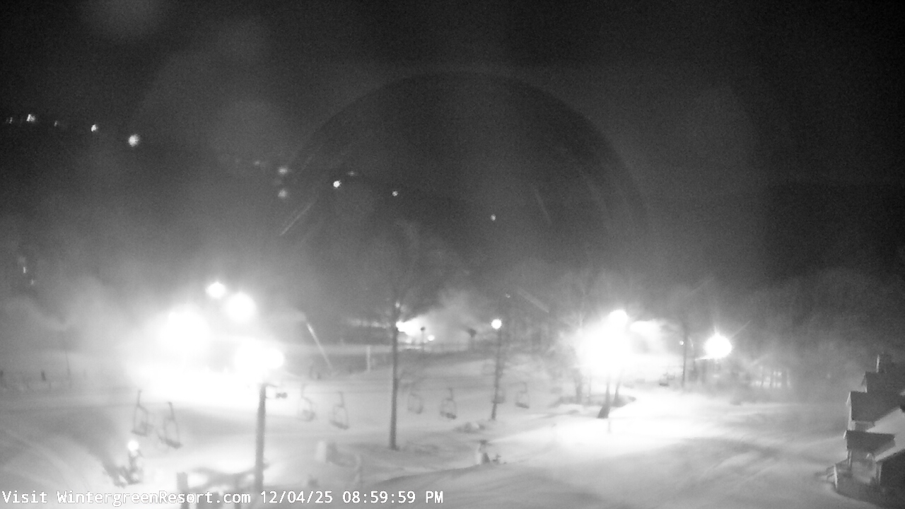 Thumbnail for current weather camera view from Wintergreen Mtn. at 3600 ft. elev. in Roseland, Virginia