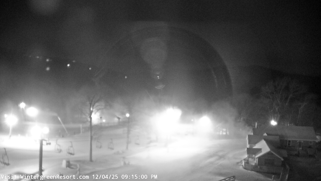 Thumbnail for current weather camera view from Wintergreen Mtn. at 3600 ft. elev. in Roseland, Virginia