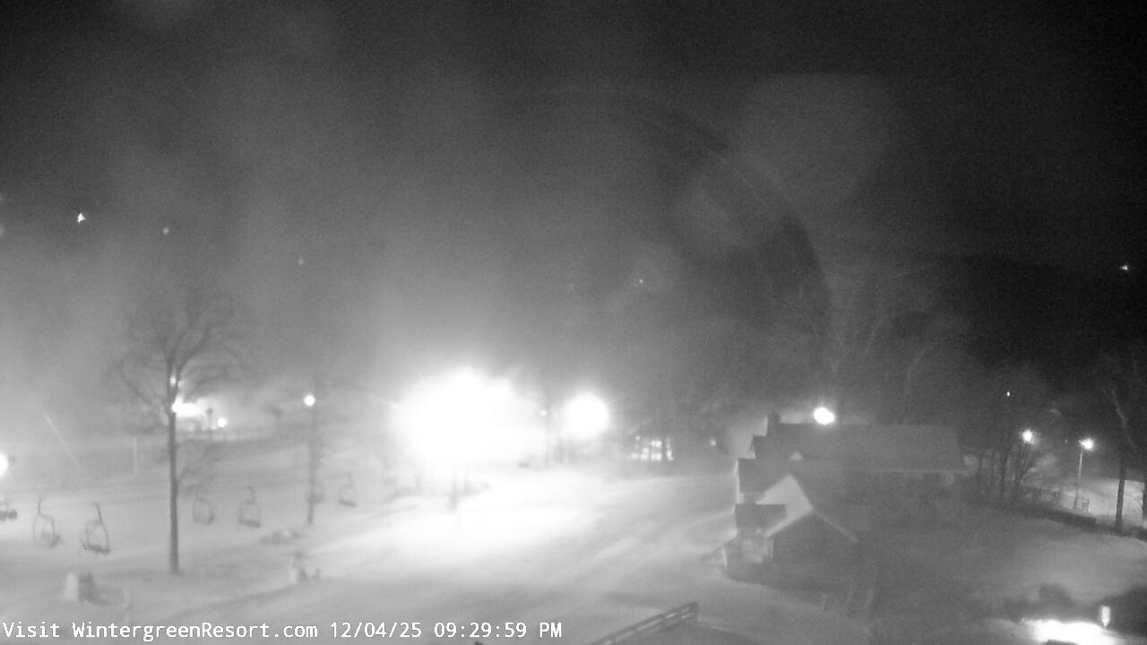 Thumbnail for current weather camera view from Wintergreen Mtn. at 3600 ft. elev. in Roseland, Virginia