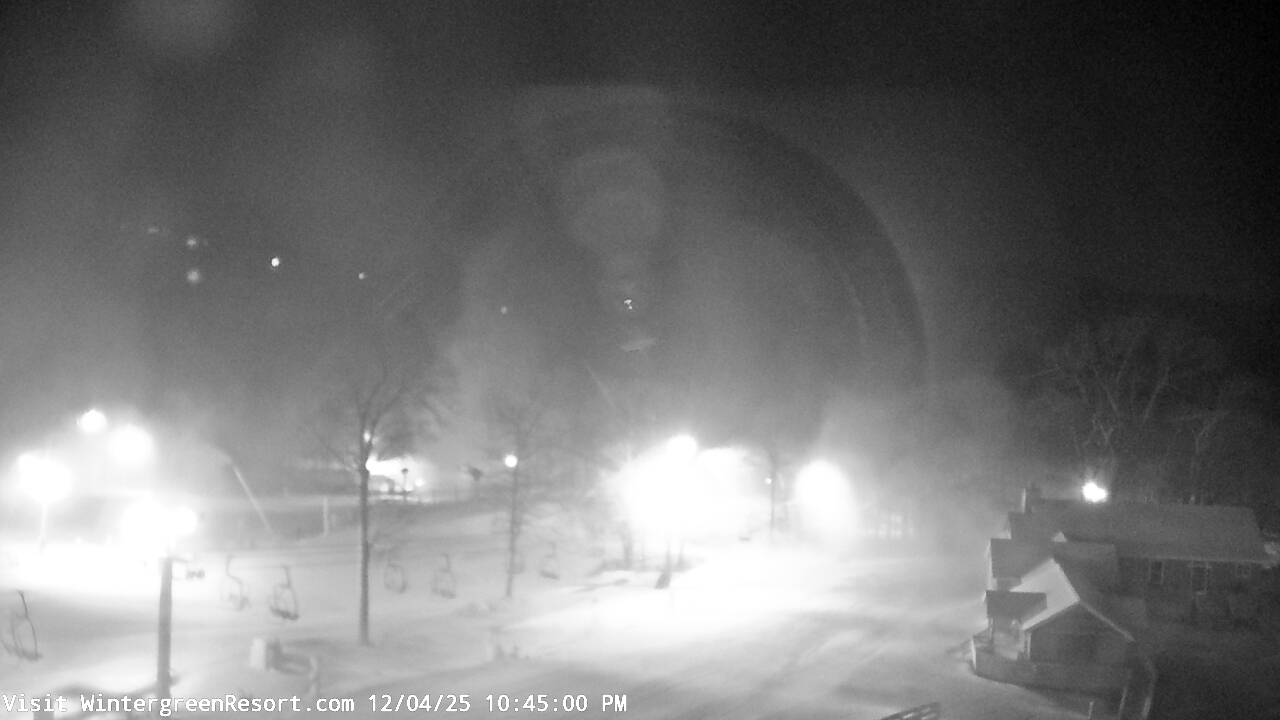 Thumbnail for current weather camera view from Wintergreen Mtn. at 3600 ft. elev. in Roseland, Virginia