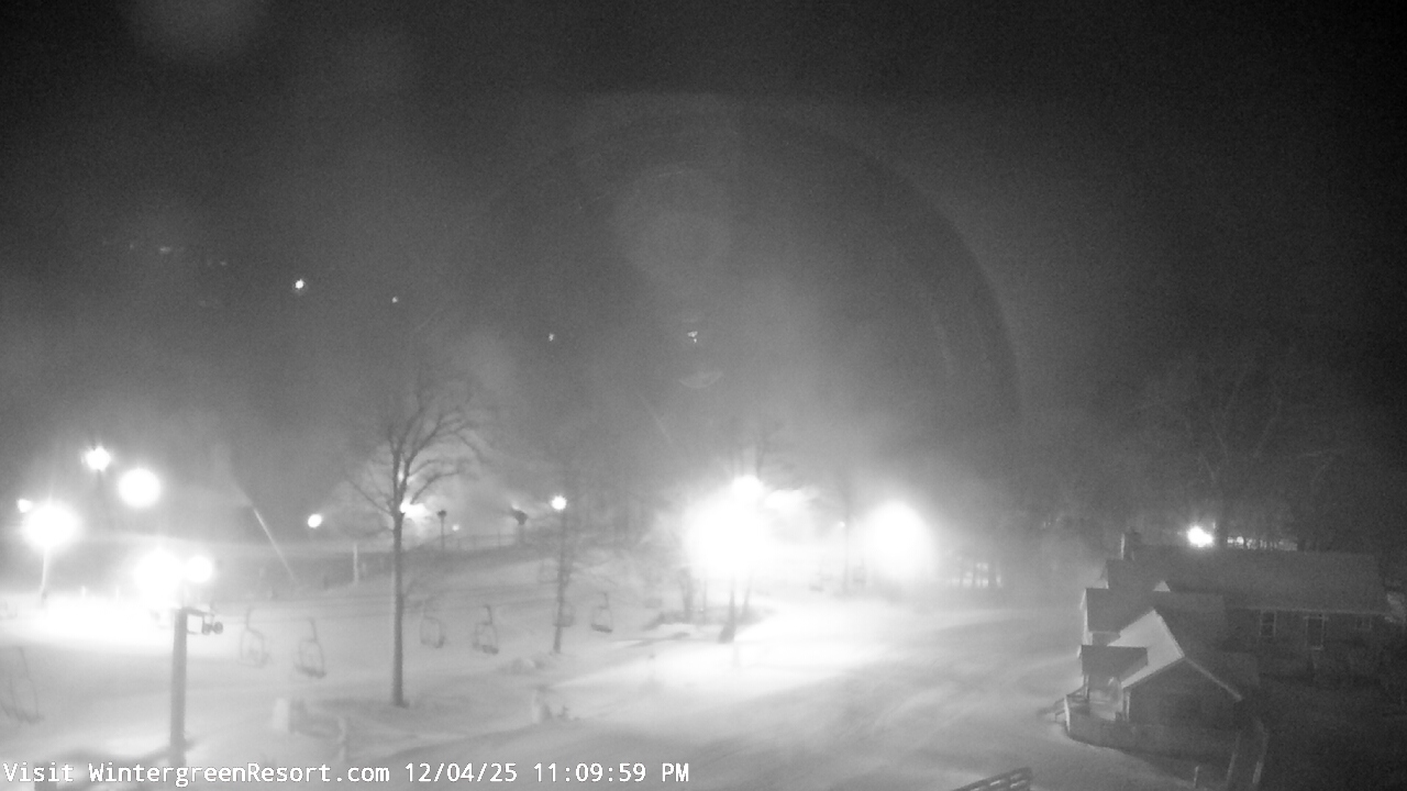 Thumbnail for current weather camera view from Wintergreen Mtn. at 3600 ft. elev. in Roseland, Virginia