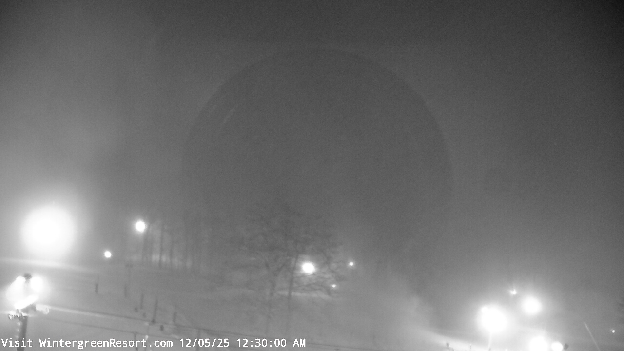 Thumbnail for current weather camera view from Wintergreen Mtn. at 3600 ft. elev. in Roseland, Virginia