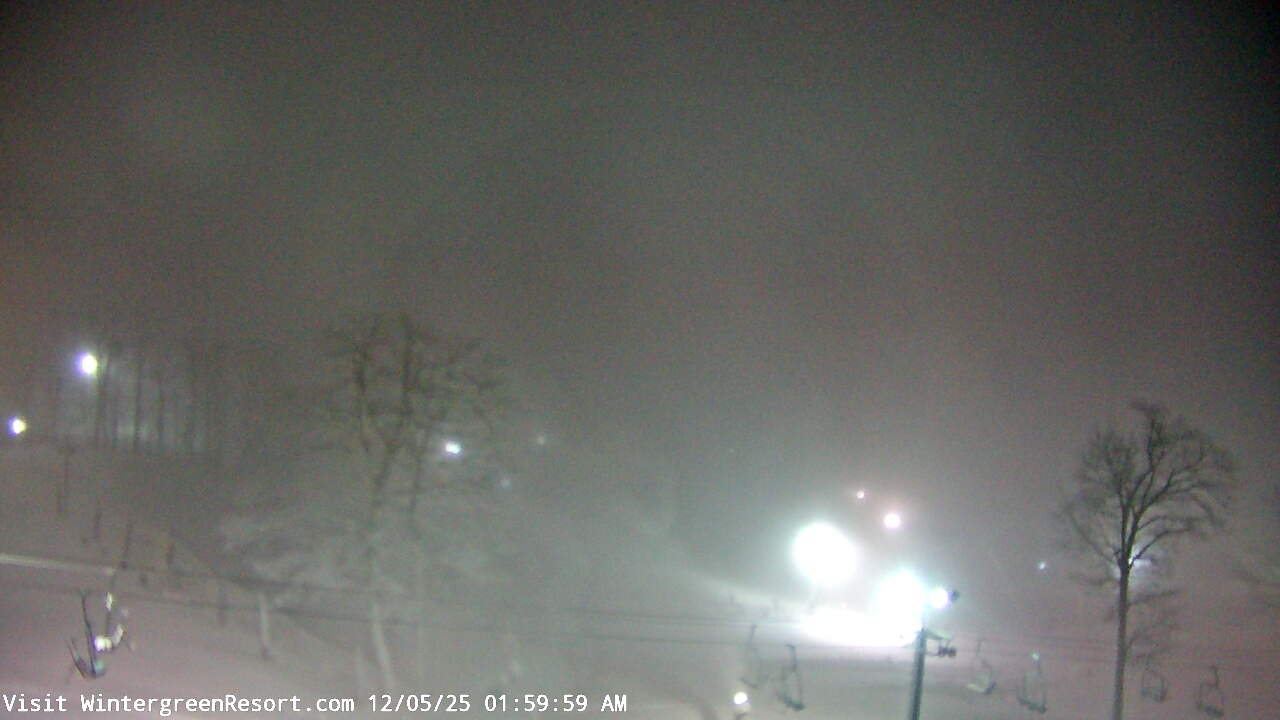 Thumbnail for current weather camera view from Wintergreen Mtn. at 3600 ft. elev. in Roseland, Virginia