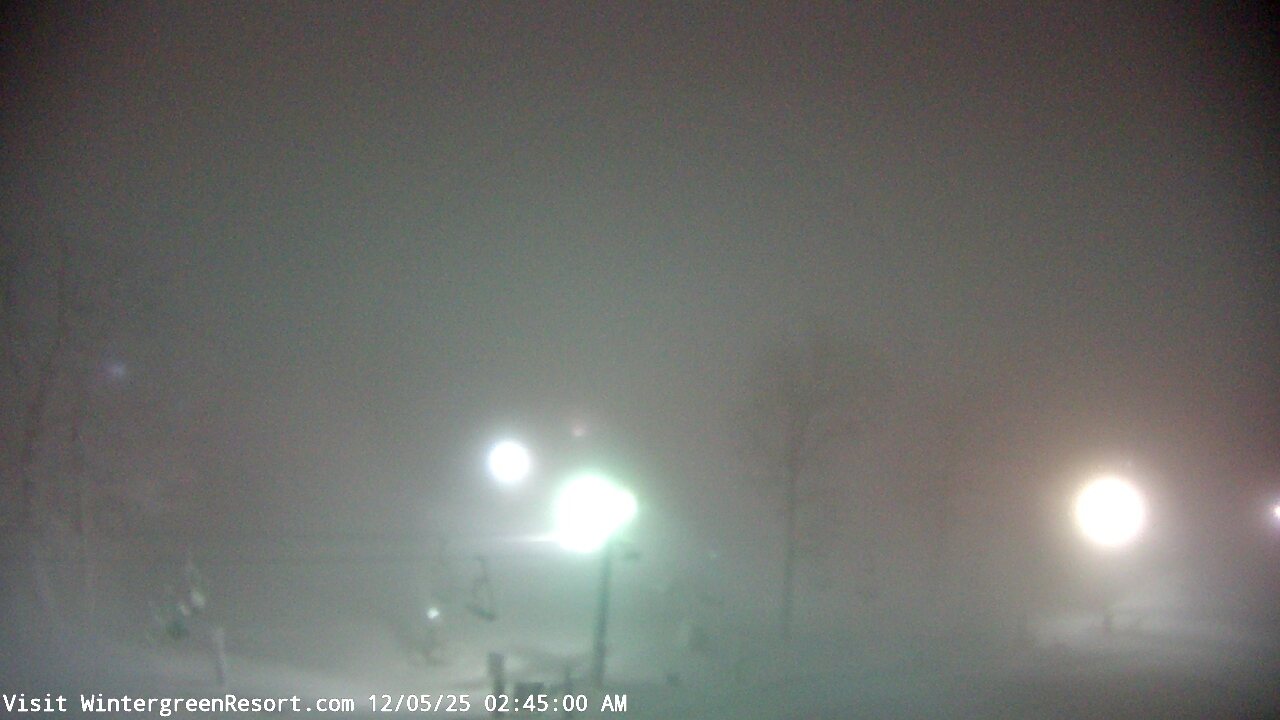 Thumbnail for current weather camera view from Wintergreen Mtn. at 3600 ft. elev. in Roseland, Virginia