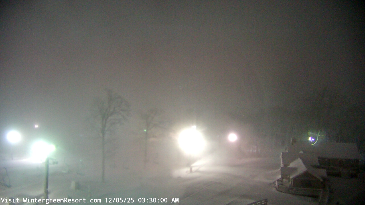 Thumbnail for current weather camera view from Wintergreen Mtn. at 3600 ft. elev. in Roseland, Virginia