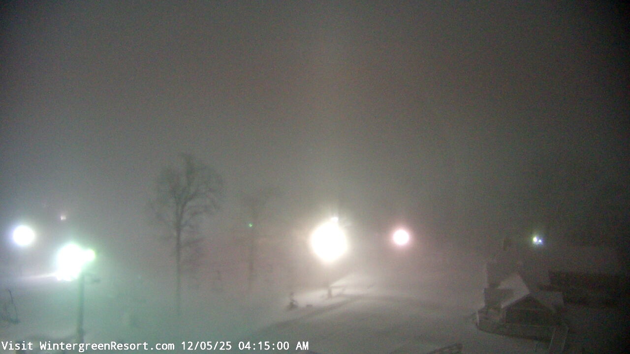Thumbnail for current weather camera view from Wintergreen Mtn. at 3600 ft. elev. in Roseland, Virginia