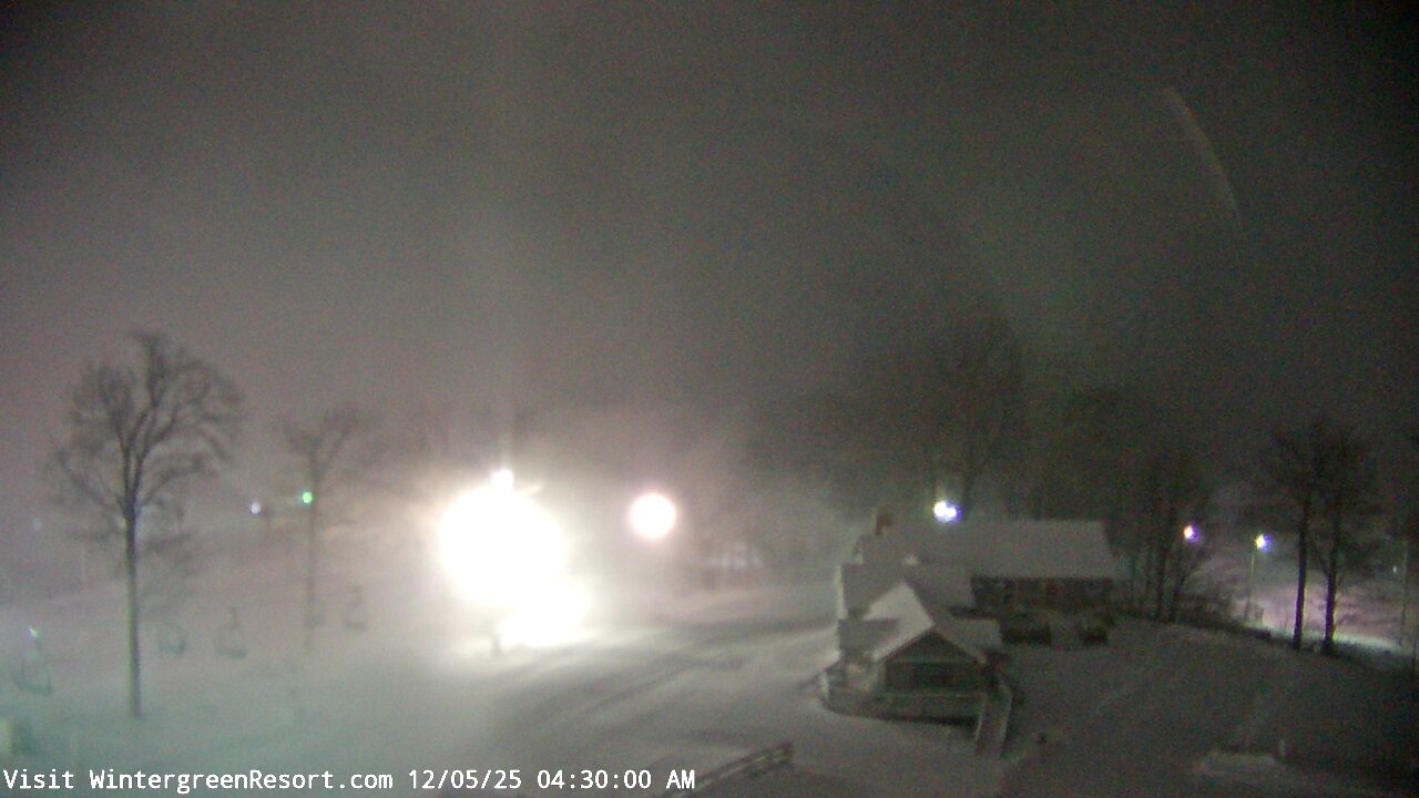 Thumbnail for current weather camera view from Wintergreen Mtn. at 3600 ft. elev. in Roseland, Virginia
