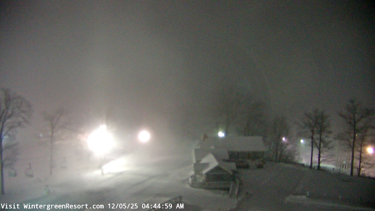 Thumbnail for current weather camera view from Wintergreen Mtn. at 3600 ft. elev. in Roseland, Virginia