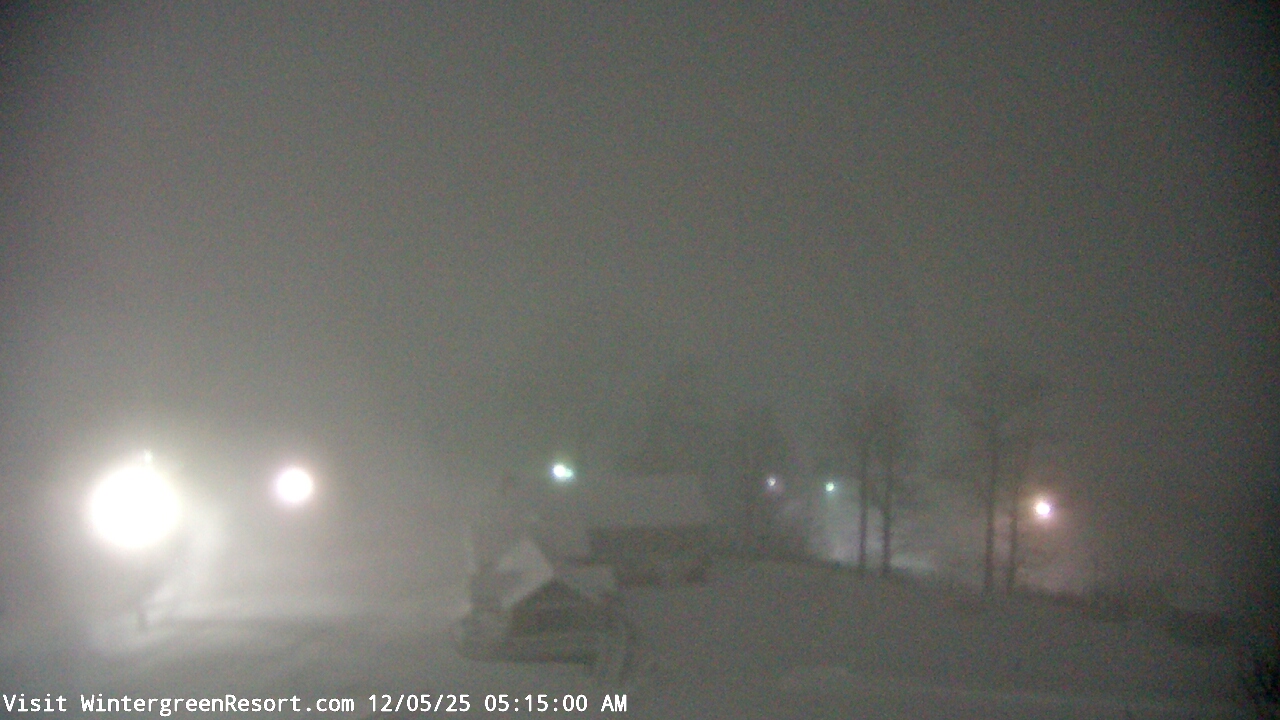 Thumbnail for current weather camera view from Wintergreen Mtn. at 3600 ft. elev. in Roseland, Virginia