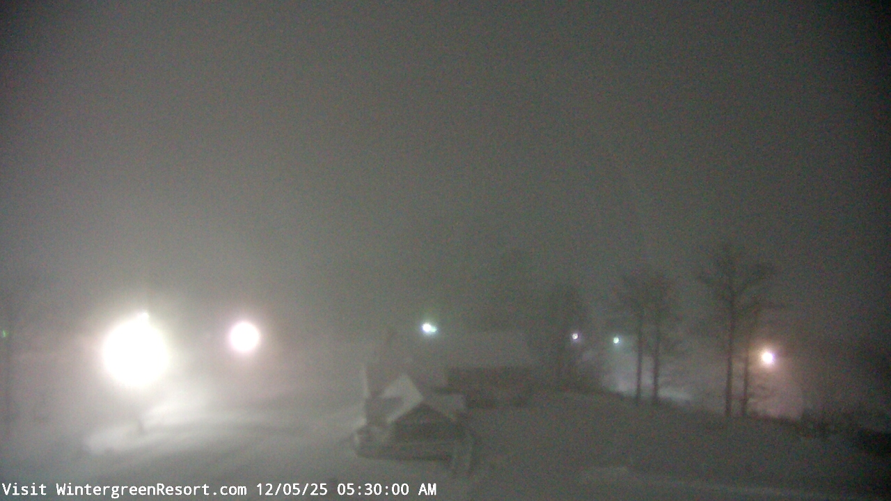 Thumbnail for current weather camera view from Wintergreen Mtn. at 3600 ft. elev. in Roseland, Virginia