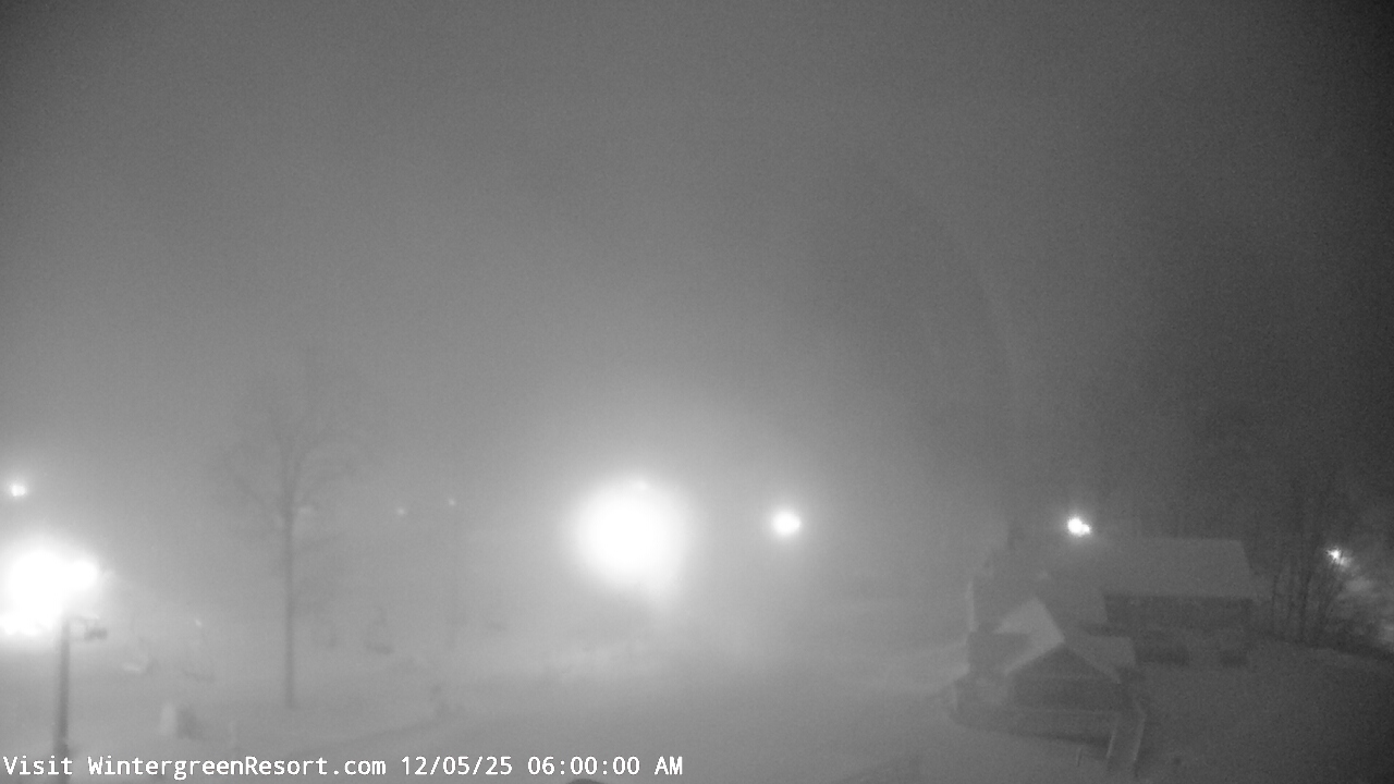 Thumbnail for current weather camera view from Wintergreen Mtn. at 3600 ft. elev. in Roseland, Virginia