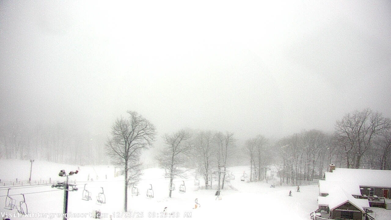 Thumbnail for current weather camera view from Wintergreen Mtn. at 3600 ft. elev. in Roseland, Virginia