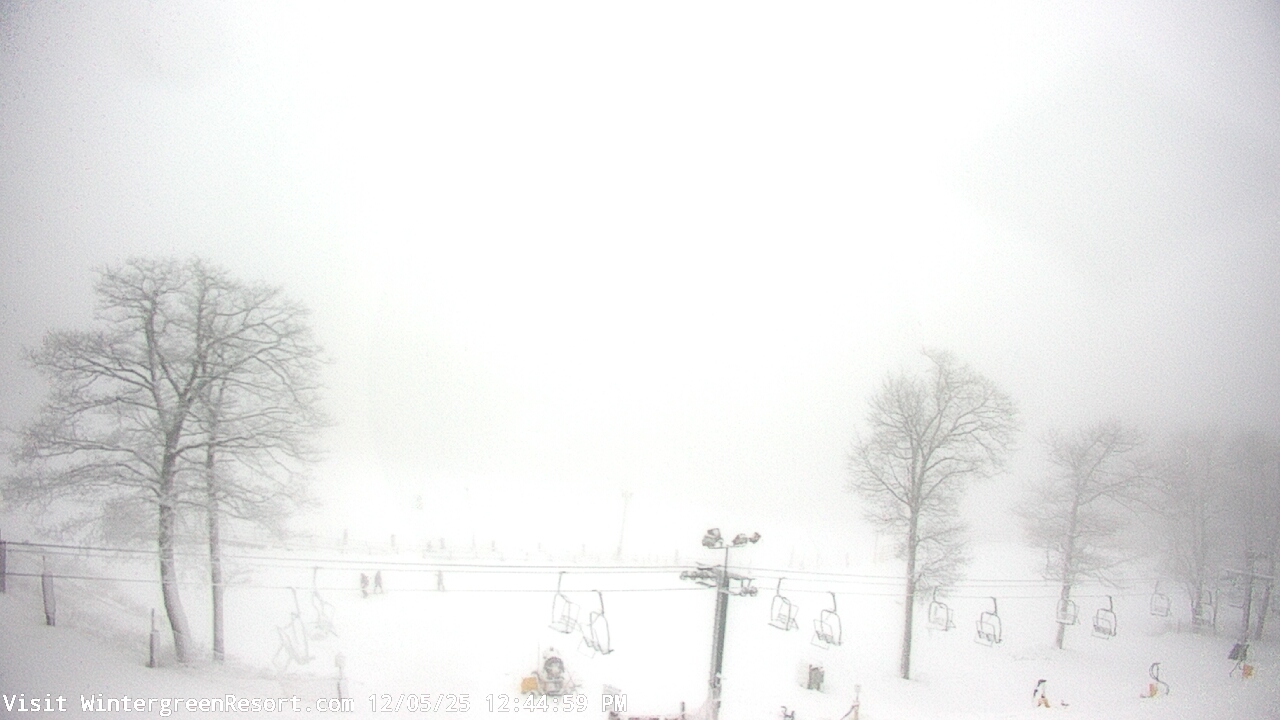 Thumbnail for current weather camera view from Wintergreen Mtn. at 3600 ft. elev. in Roseland, Virginia