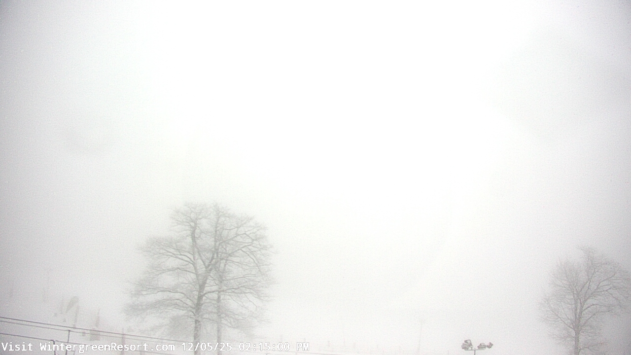 Thumbnail for current weather camera view from Wintergreen Mtn. at 3600 ft. elev. in Roseland, Virginia