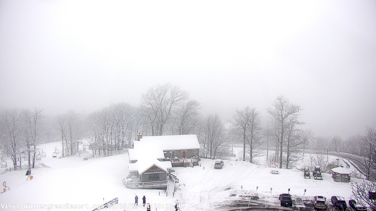 Thumbnail for current weather camera view from Wintergreen Mtn. at 3600 ft. elev. in Roseland, Virginia