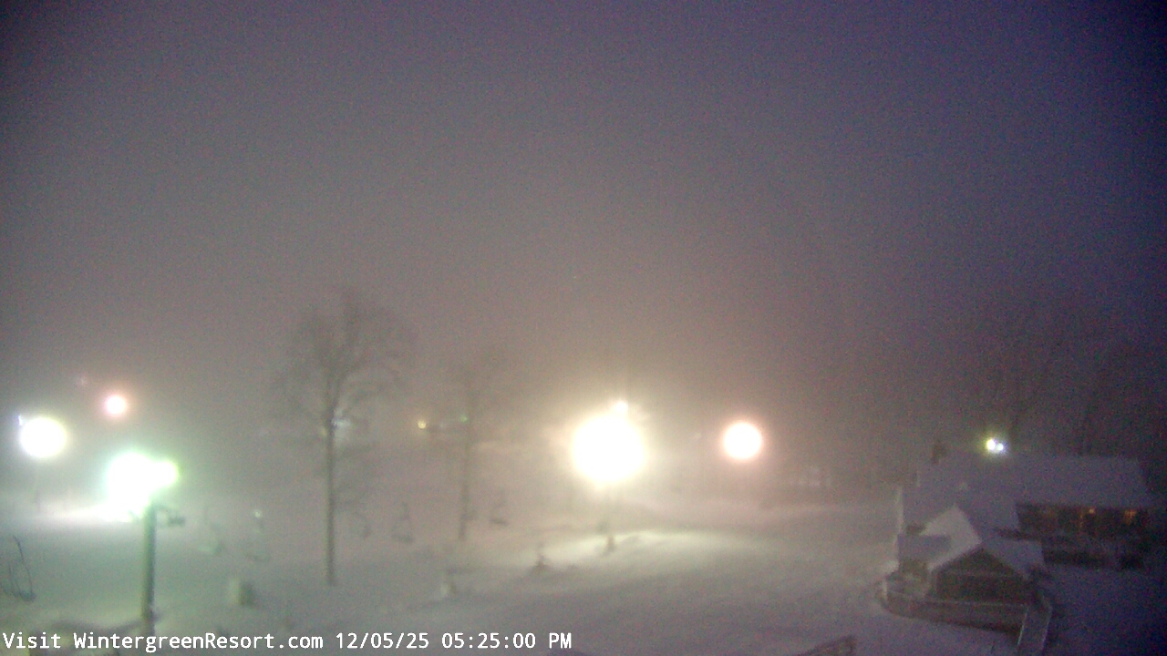 Thumbnail for current weather camera view from Wintergreen Mtn. at 3600 ft. elev. in Roseland, Virginia