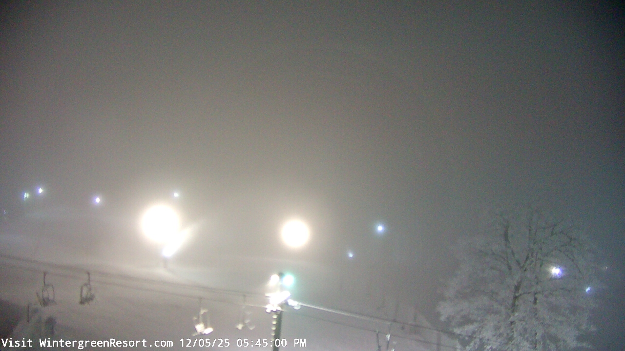 Thumbnail for current weather camera view from Wintergreen Mtn. at 3600 ft. elev. in Roseland, Virginia